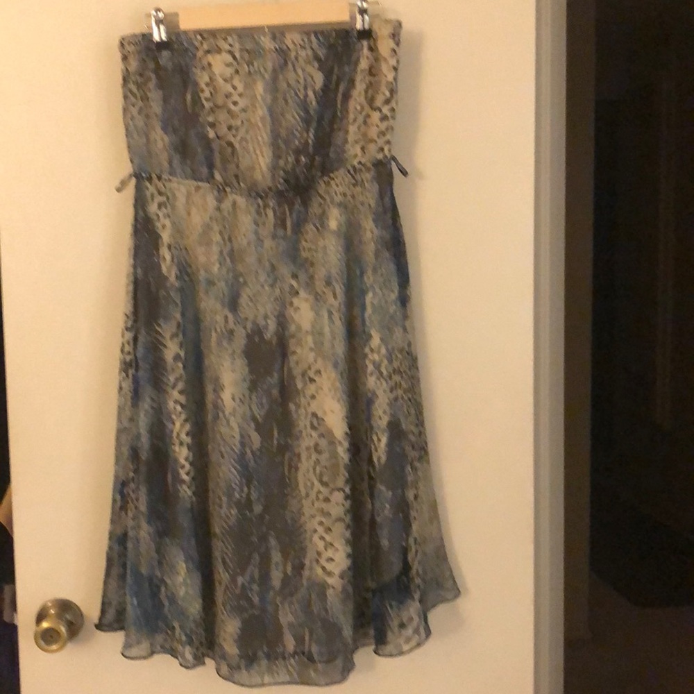 Strapless dress